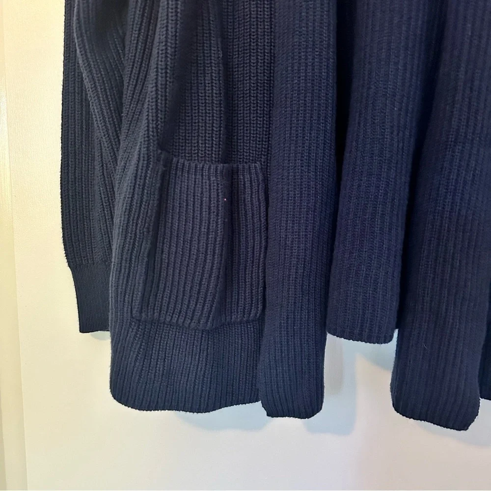 Haven Well Within Chunky Knit Cashmere Blend Open Shawl Collar Cardigan